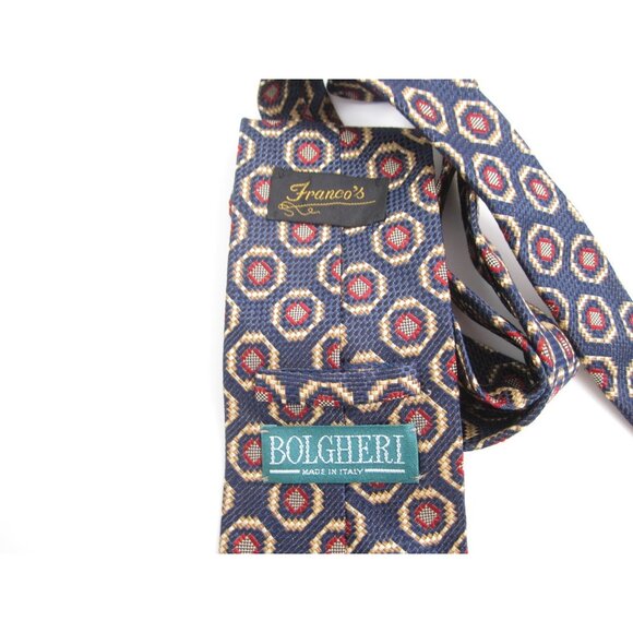 Vintage Men's Bolgheri Franco Silk Neck Tie (NT8) Made in Italy - Picture 3 of 7